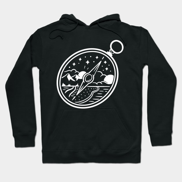 Compass Hoodie by teeszone_design